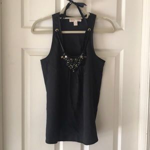 MICHAEL Michael Kors Black Tank